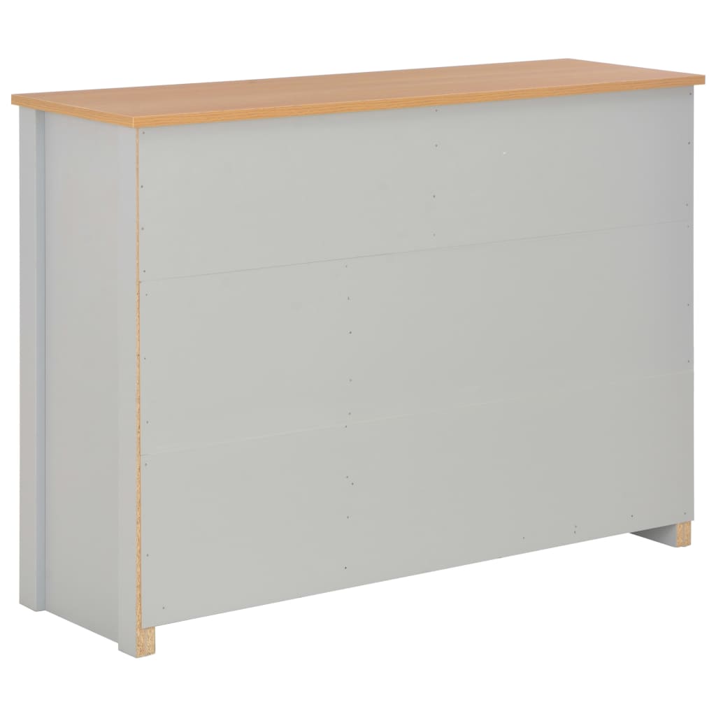 Komoda siva 112 x 35 x 81 cm
