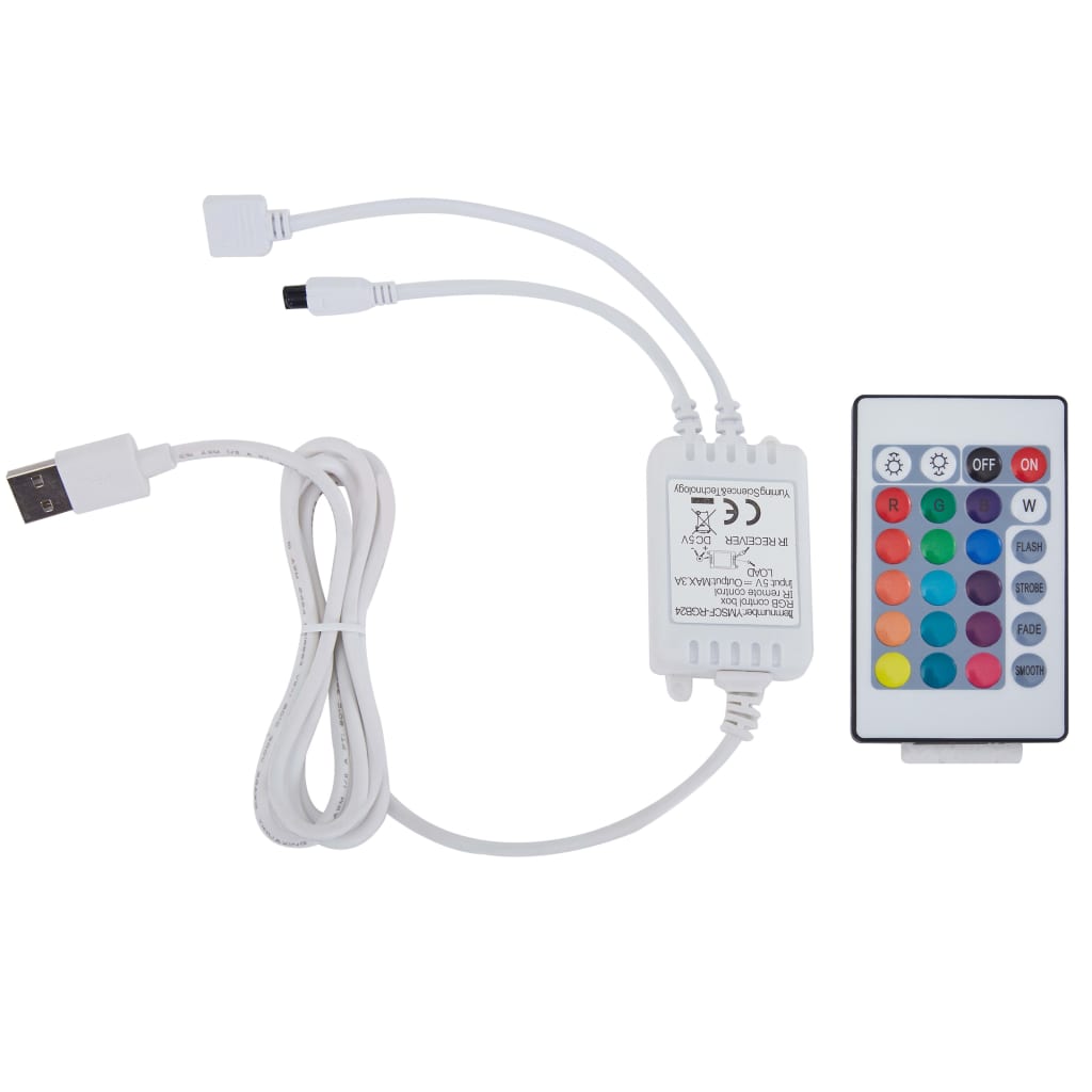 Okvir za krevet od umjetne kože s LED svjetlom sivi 90 x 200 cm