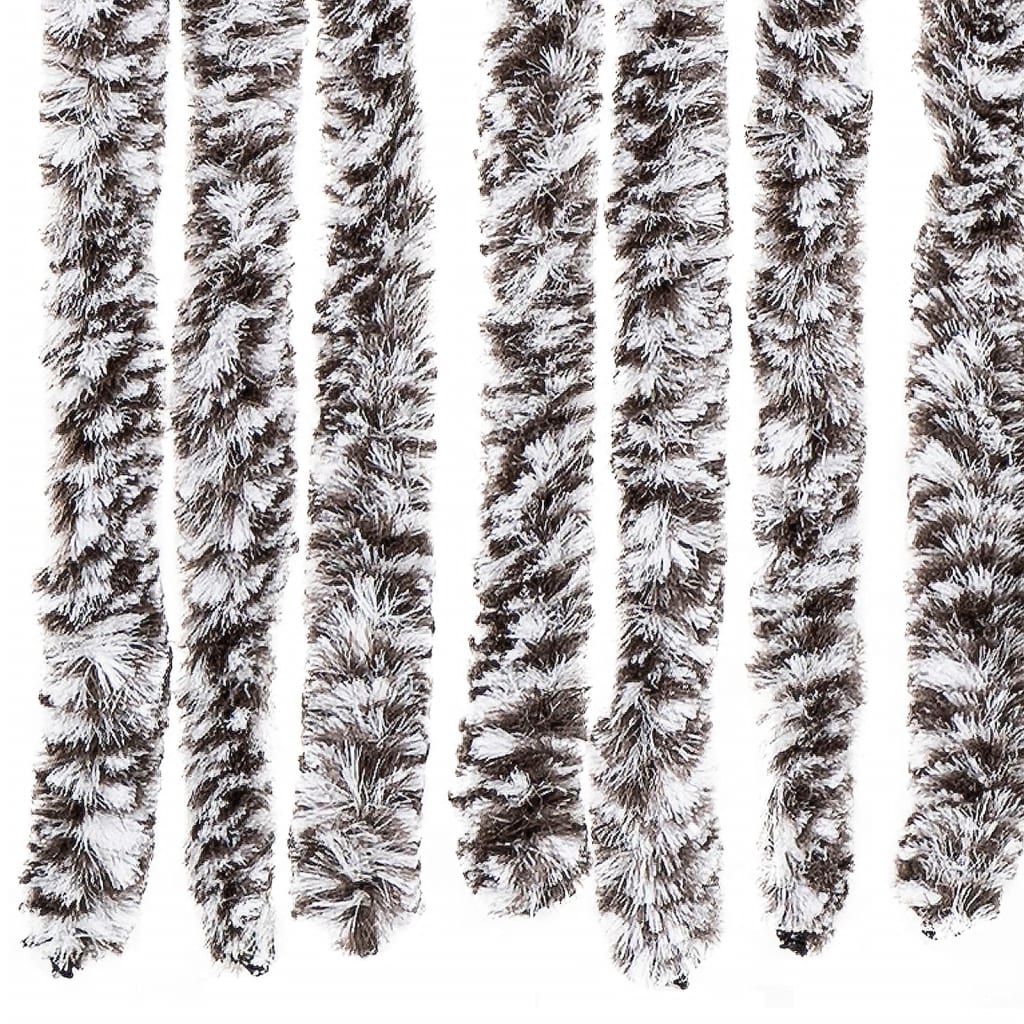 Zastor protiv insekata smeđi-bež 100 x 220 cm šenil