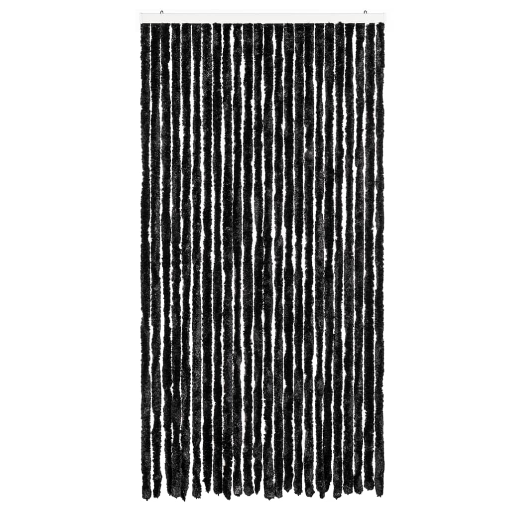 Zastor protiv insekata antracit 100 x 220 cm šenil