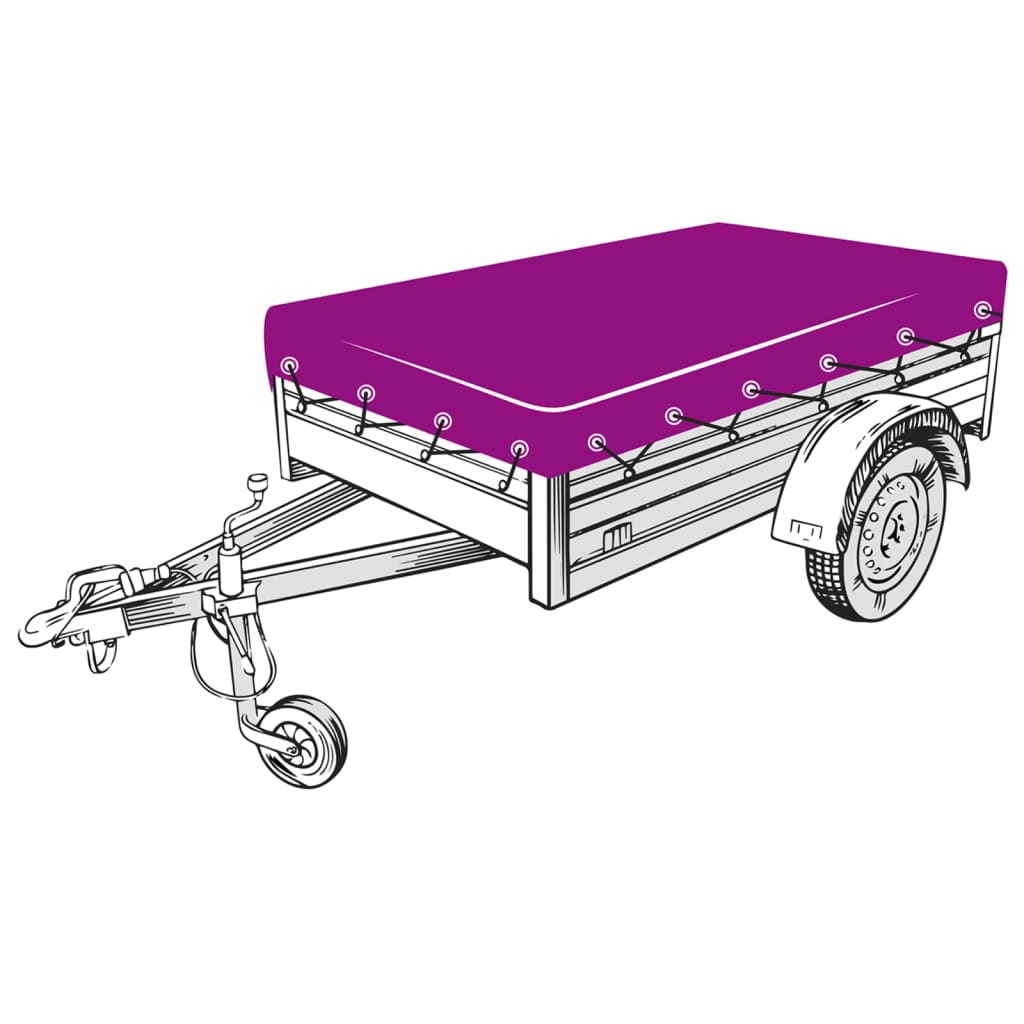Mreža za prikolicu HDPE 2 x 3,5 m crna