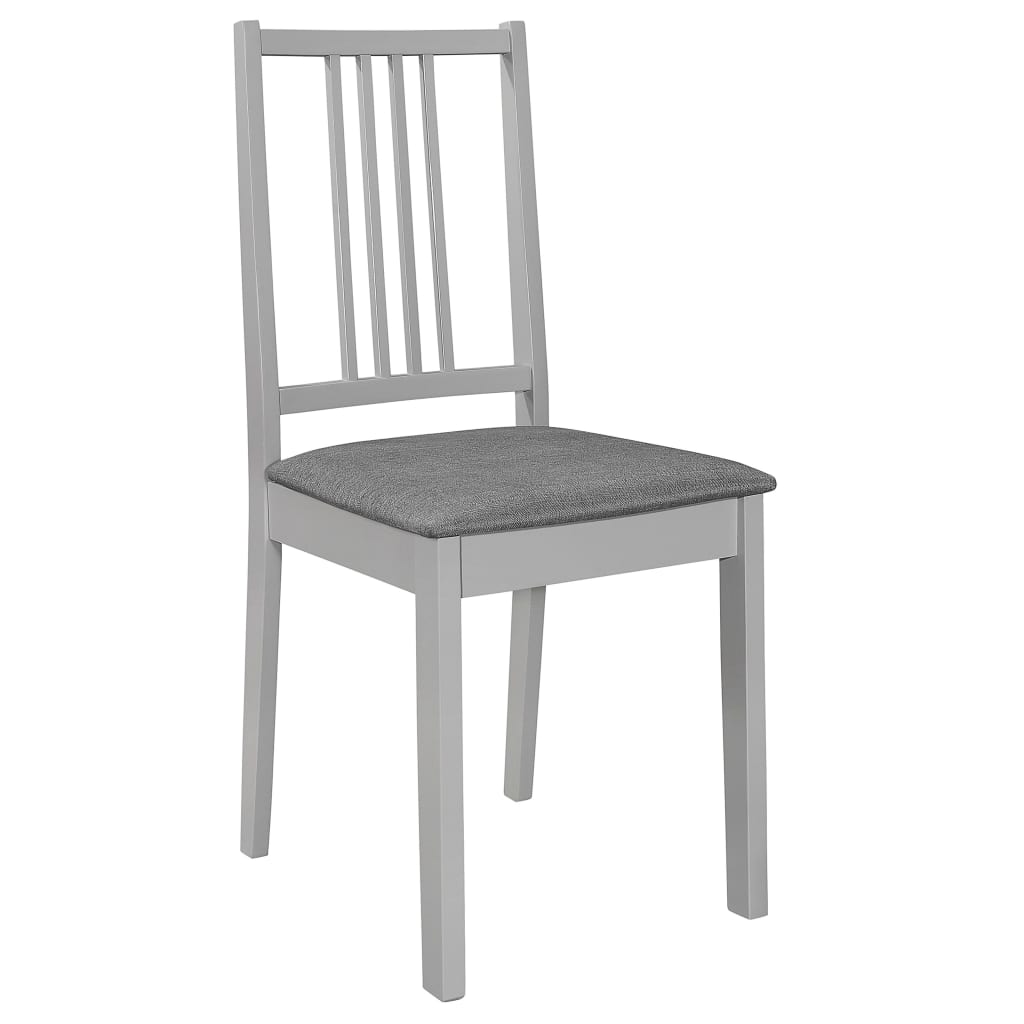 5-dijelni blagovaonski set od MDF-a sivi
