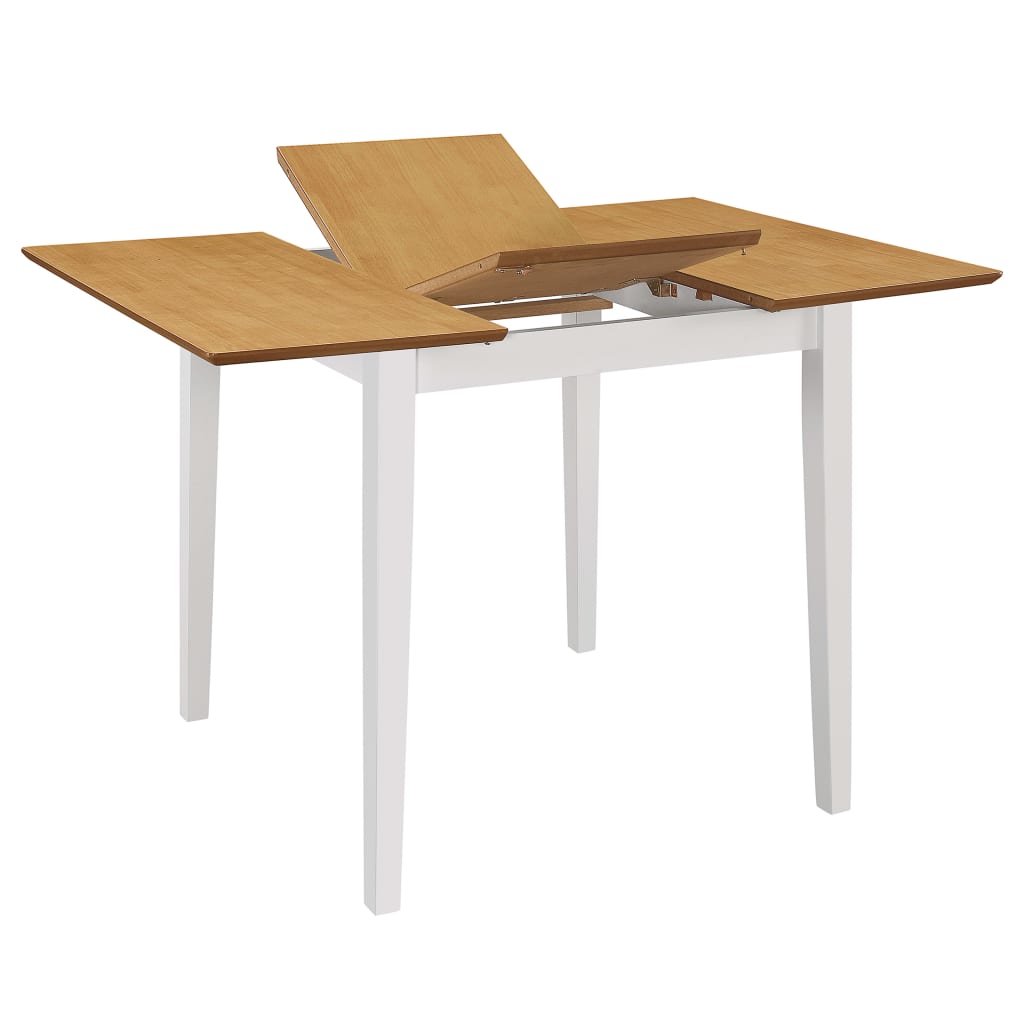 276408  3 Piece Dining Set MDF White (247625+247634)
