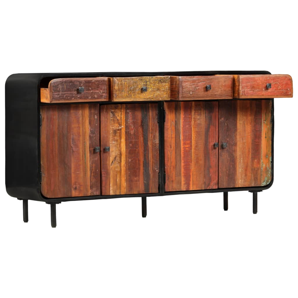 Komoda od masivnog obnovljenog drva 140 x 35 x 76 cm