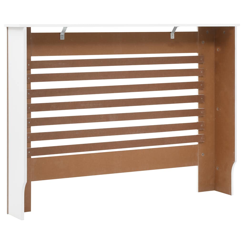 Pokrov za radijator bijeli 112 x 19 x 81,5 cm MDF