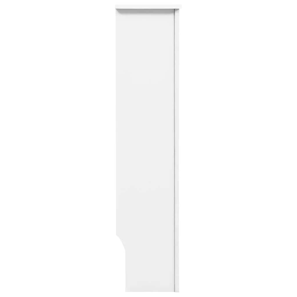 Pokrov za radijator bijeli 152 x 19 x 81,5 cm MDF