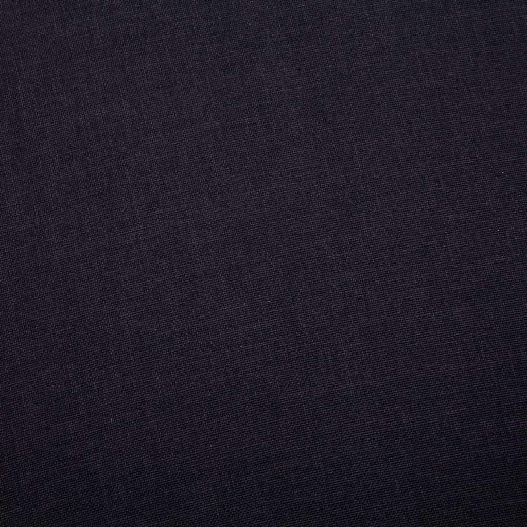 2-dijelni set sofa od tkanine crni