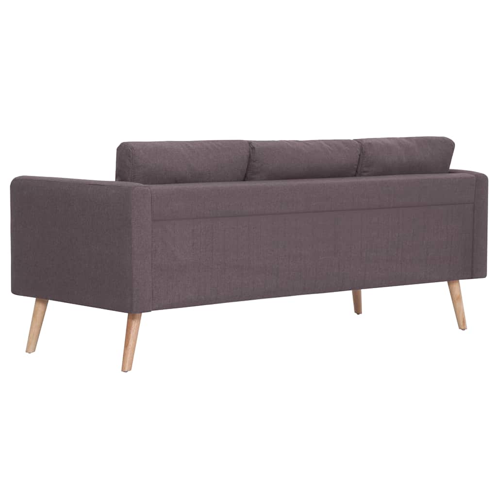 2-dijelni set sofa od tkanine bež