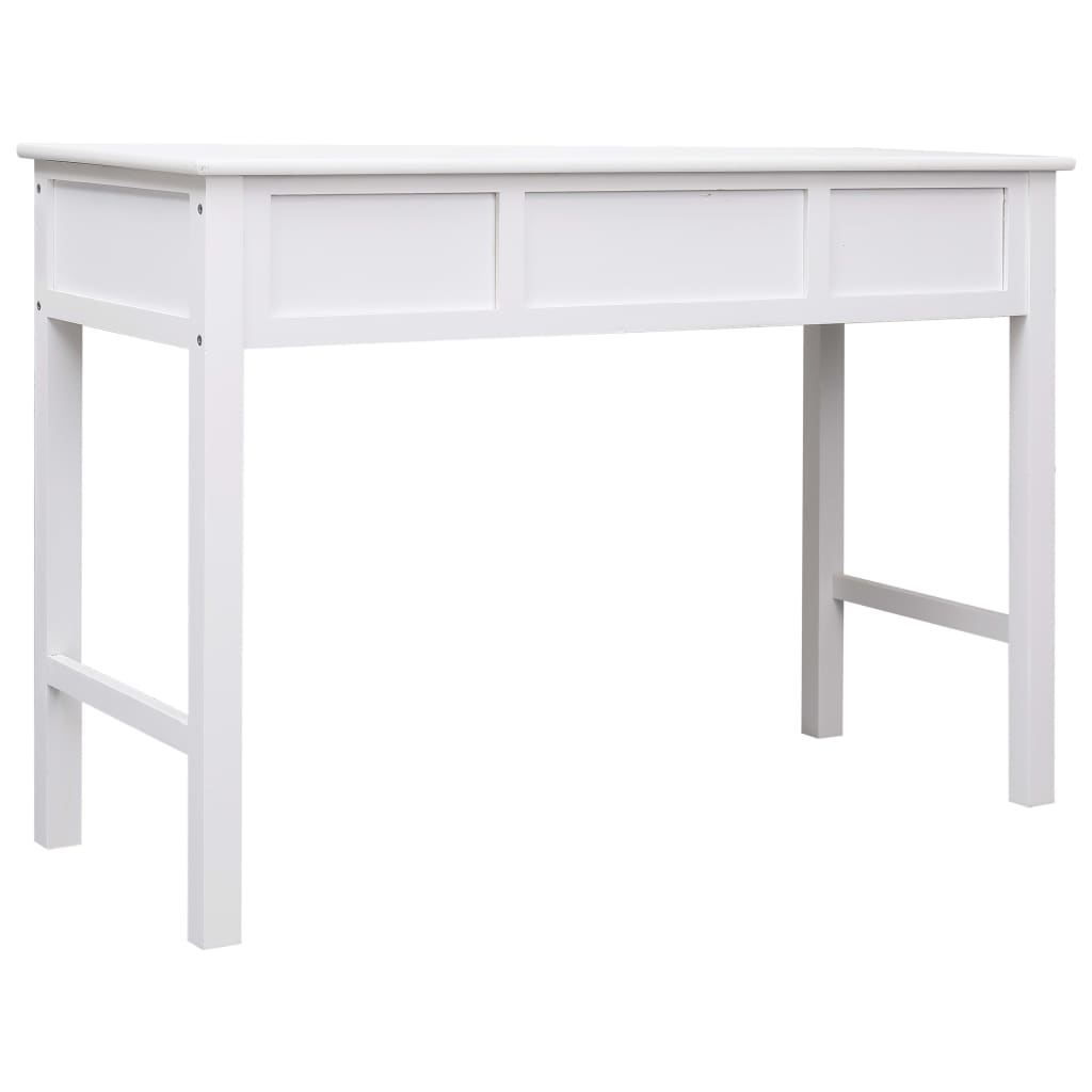 Pisaći stol bijeli 110 x 45 x 76 cm drveni