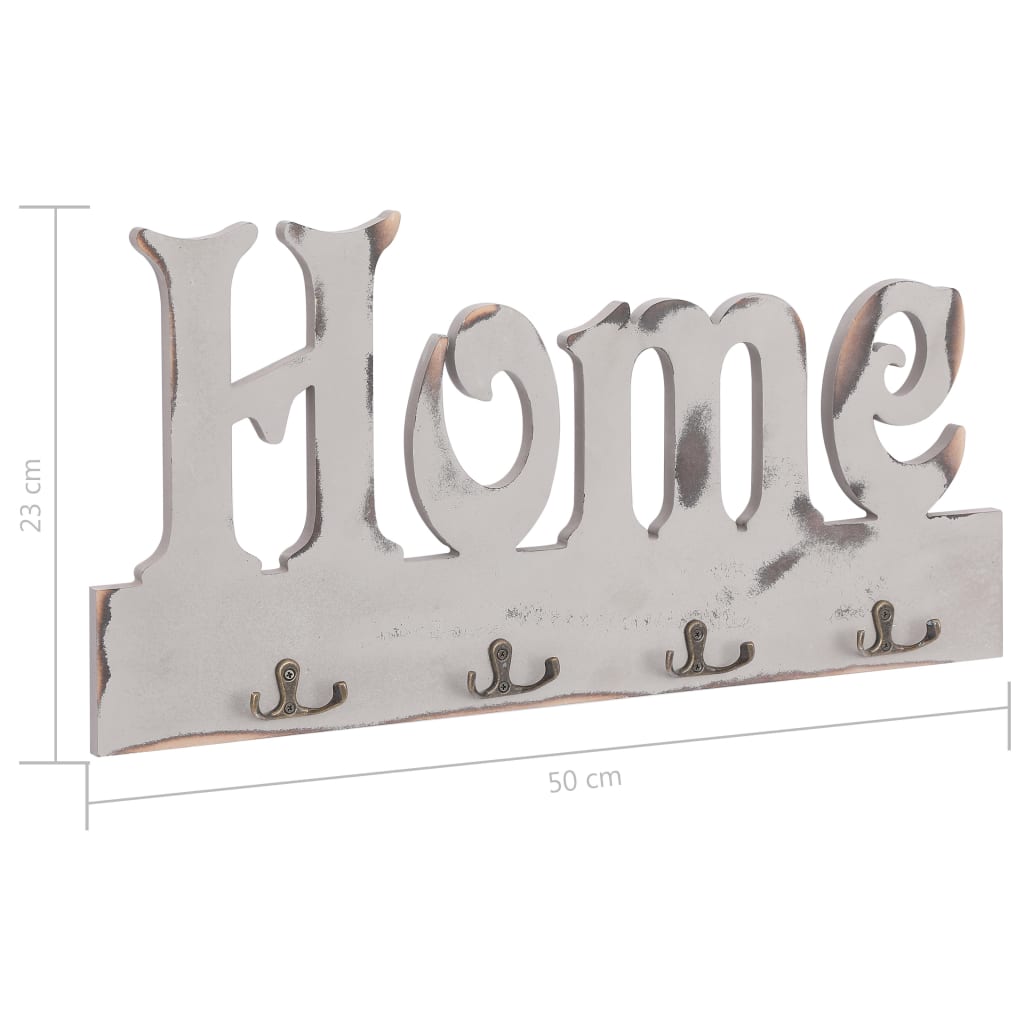 Zidna vješalica za kapute HOME 50 x 23 cm