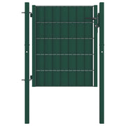 Vrata za ogradu PVC i čelik 100x100 cm Zelena