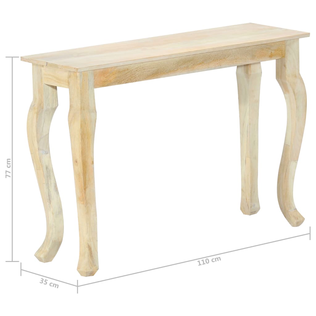 Konzolni stolić 110x35x77 cm Masivno drvo manga