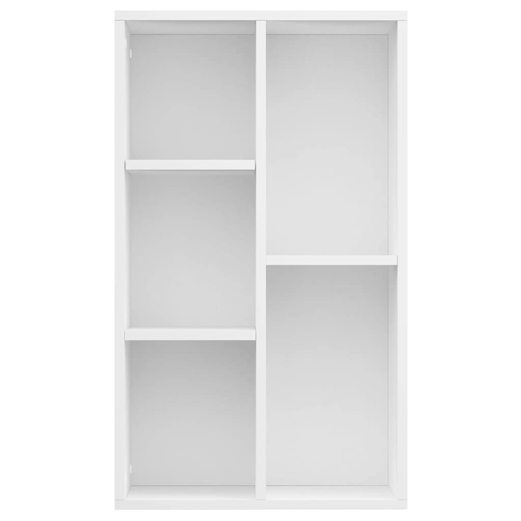 Ormarić za knjige / komoda bijeli 50x25x80 cm konstruirano drvo