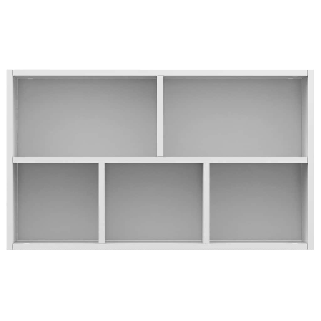 Ormarić za knjige / komoda bijeli 50x25x80 cm konstruirano drvo