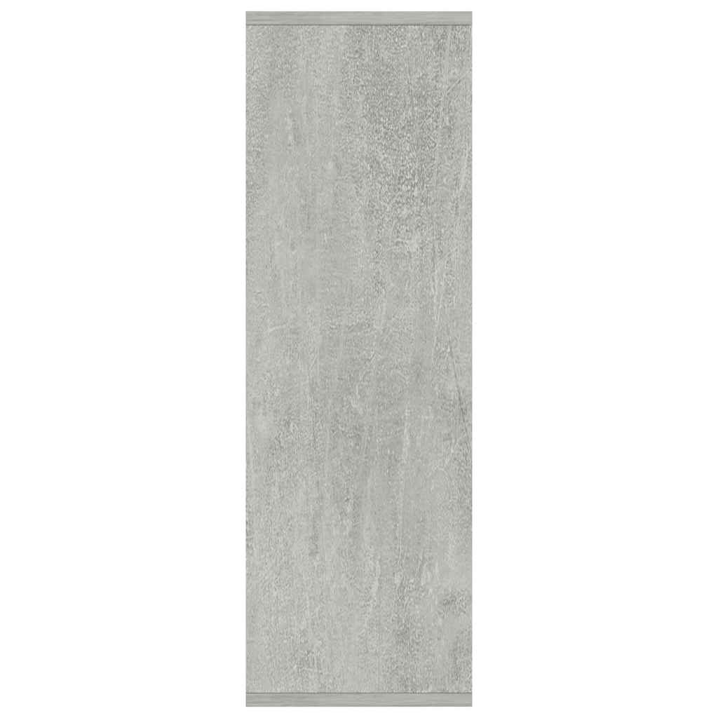 Ormarić za knjige / komoda boja betona 50 x 25 x 80 cm drveni