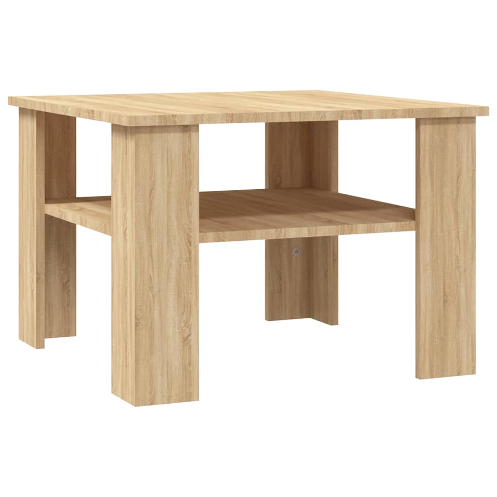 Stolić za kavu boja hrasta sonome 60x60x42 cm konstruirano drvo