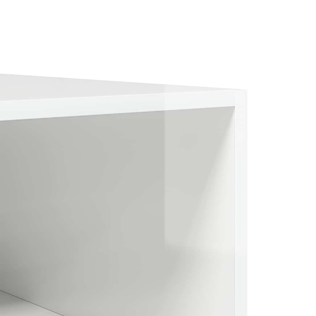 Ormar visoki sjaj bijeli 100 x 50 x 200 cm konstruirano drvo
