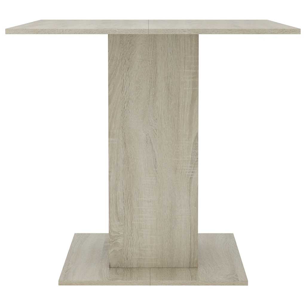 Blagovaonski stol boja hrasta sonome 80 x 80 x 75 cm od iverice