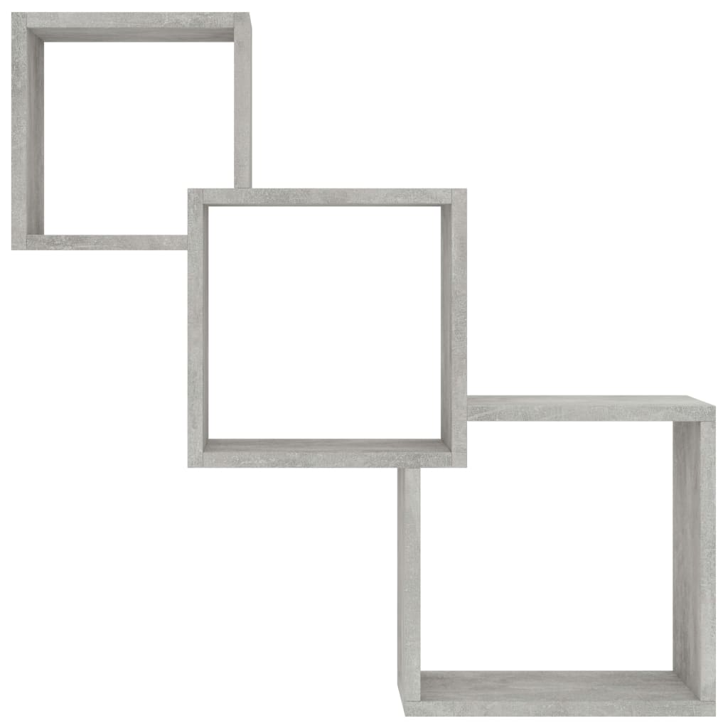 Kockaste zidne police 68x15x68 cm konstruirano drvo