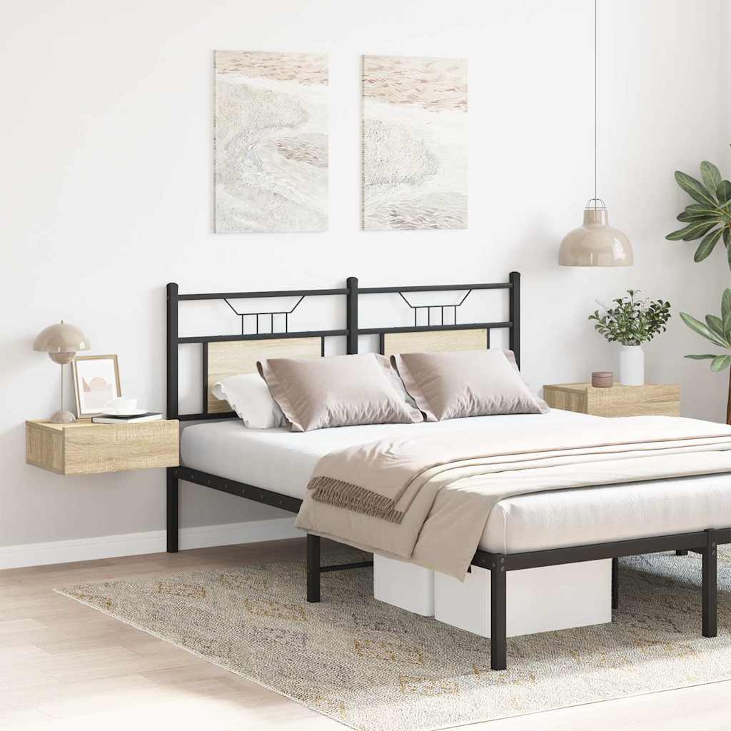 Viseći noćni ormarići 2 kom 40x30x15 cm konstruirano drvo