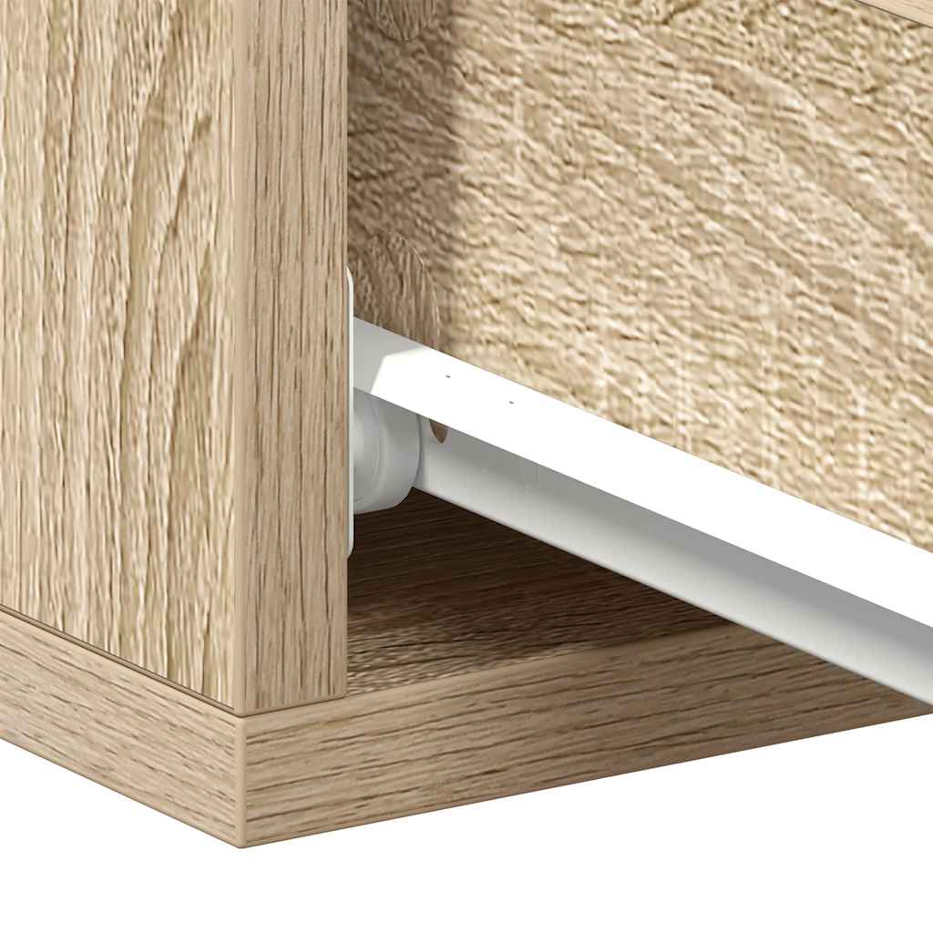 Viseći noćni ormarići 2 kom 40x30x15 cm konstruirano drvo