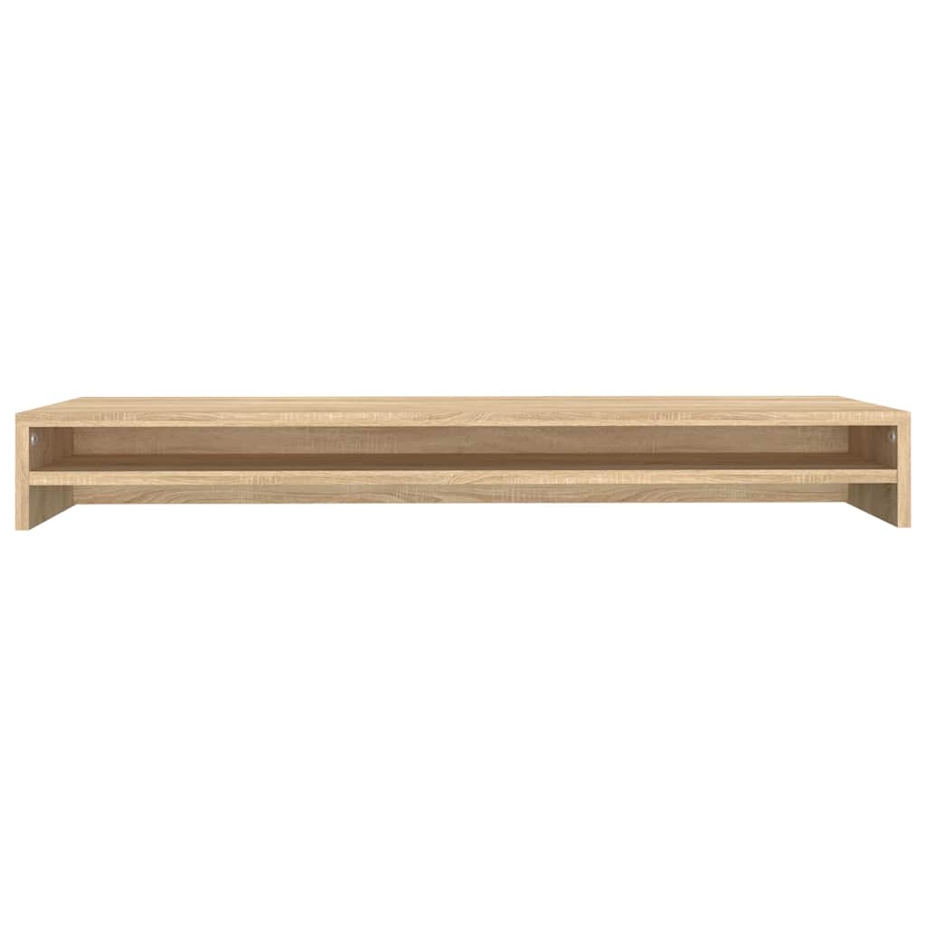 Stalak za monitor boja hrasta sonome 100 x 24 x 13 cm drvena