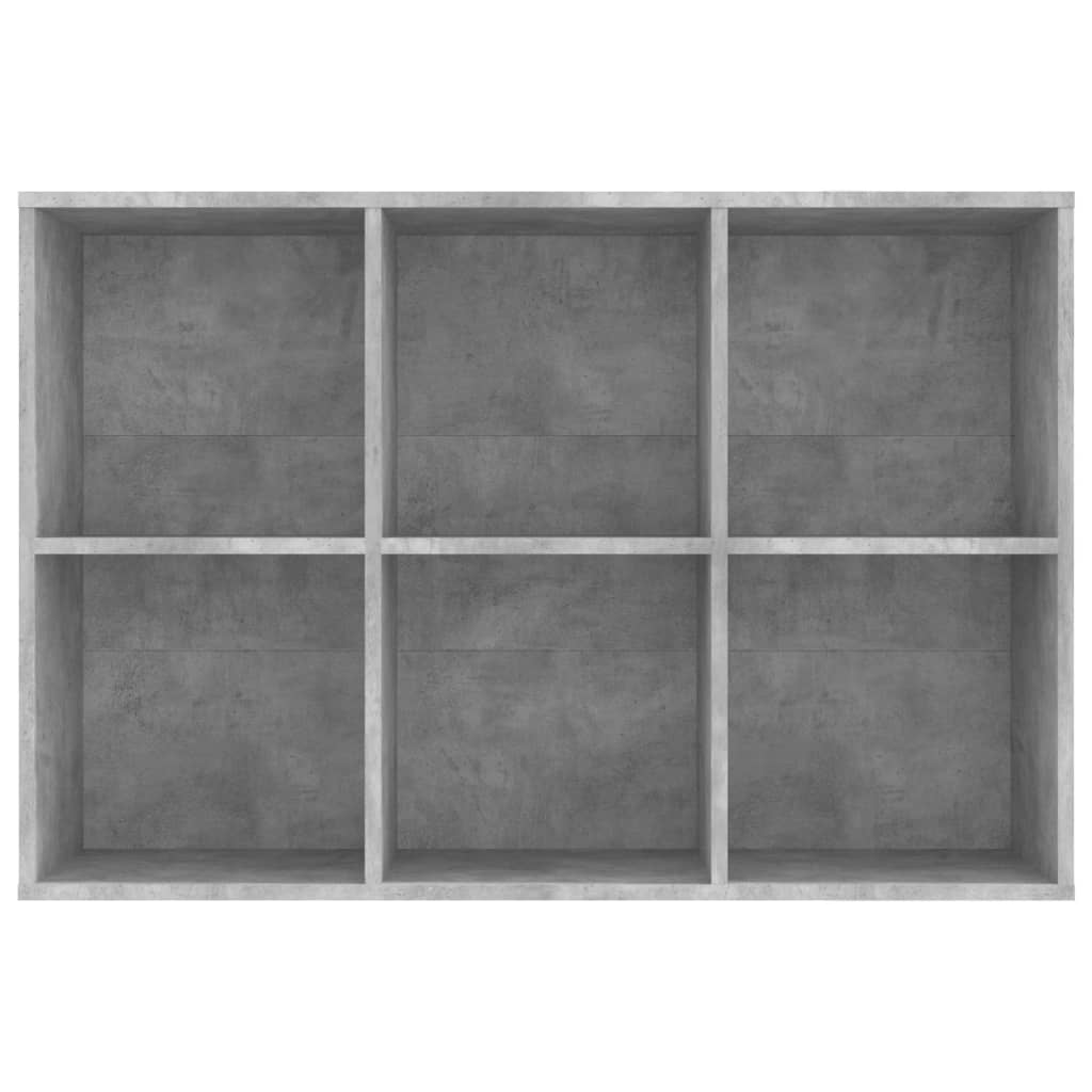 Ormarić za knjige / komoda siva boja betona 66x30x98 cm iverica