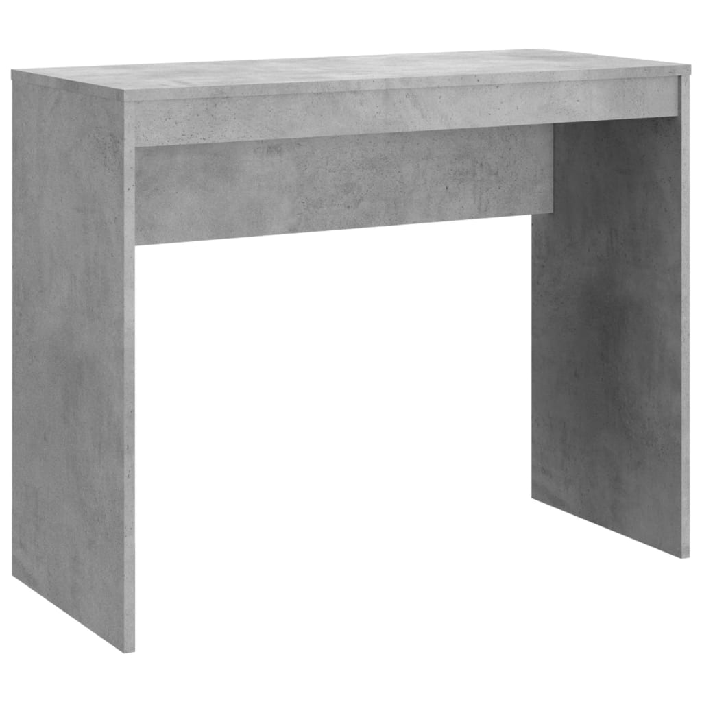 Radni stol boja betona 90 x 40 x 72 cm od konstruiranog drva