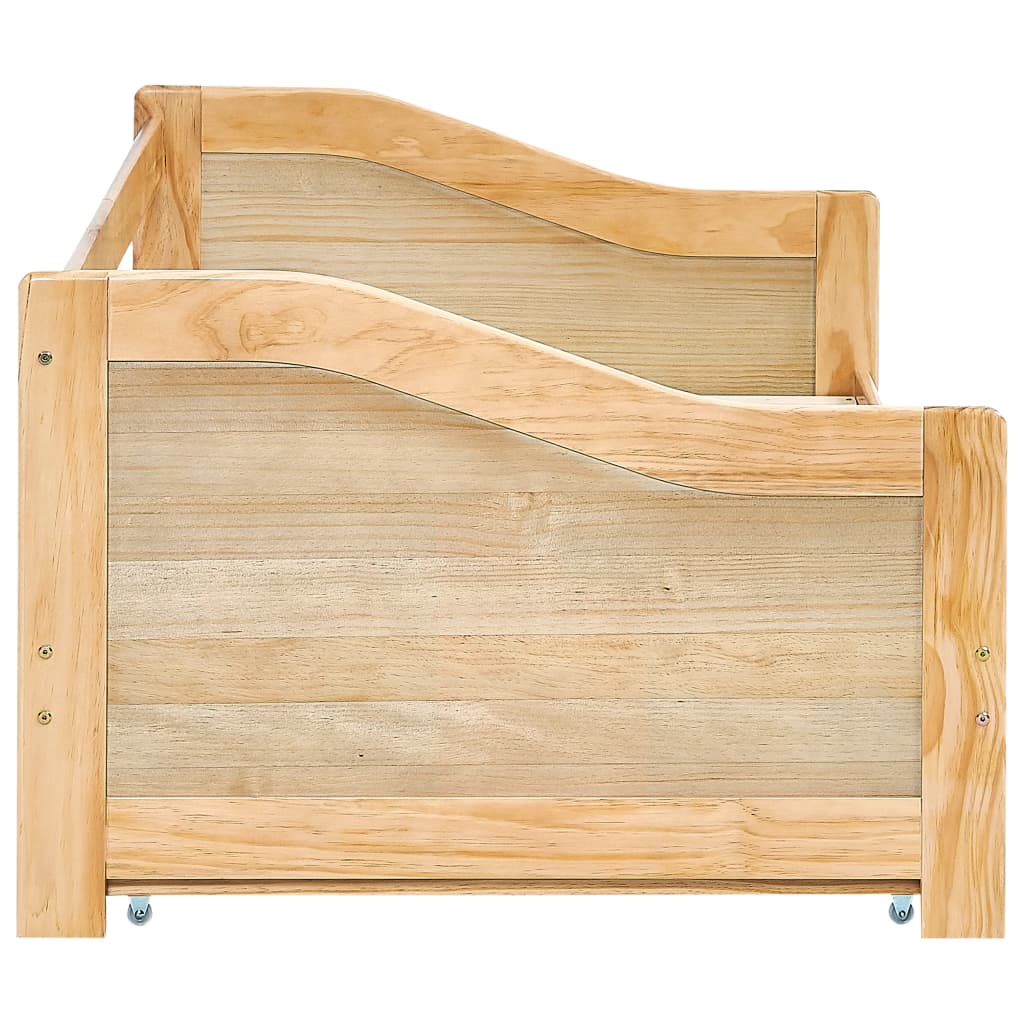 Okvir za krevet na razvlačenje od borovine 90 x 200 cm