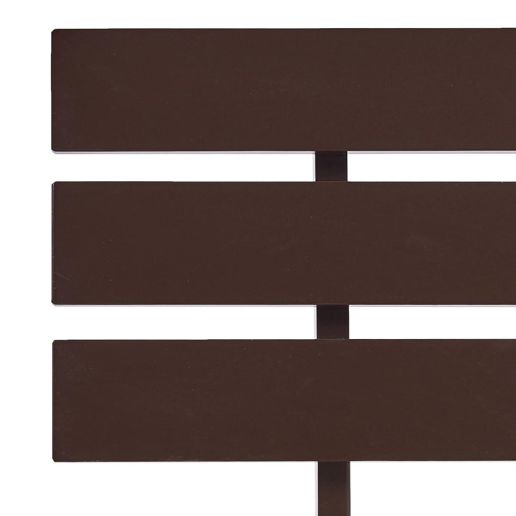 Okvir za krevet od masivne borovine tamnosmeđi 90 x 200 cm