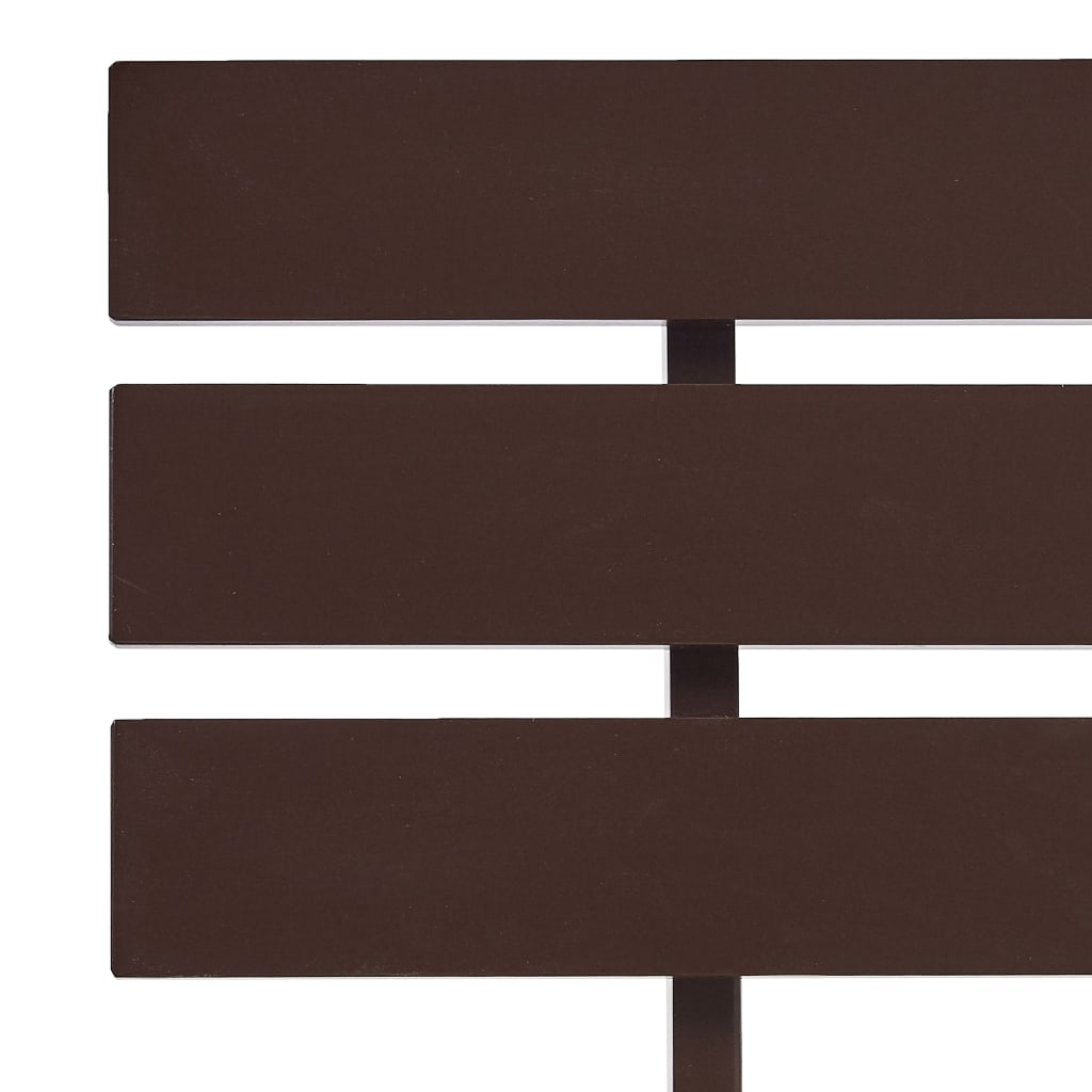 Okvir za krevet od masivne borovine tamnosmeđi 160 x 200 cm