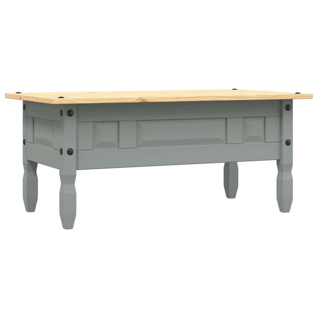 Stolić za kavu od borovine asortiman Corona sivi 100x55x44 cm