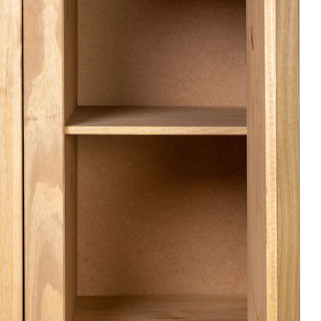 Ormar od borovine s 3 vrata 118x50x171,5 cm asortiman Panama