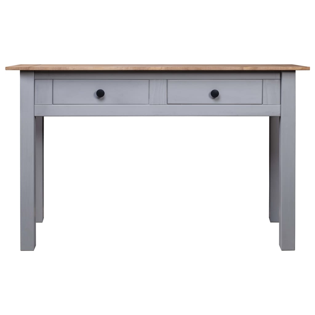 Konzolni stol od borovine sivi 110x40x72 cm asortiman Panama