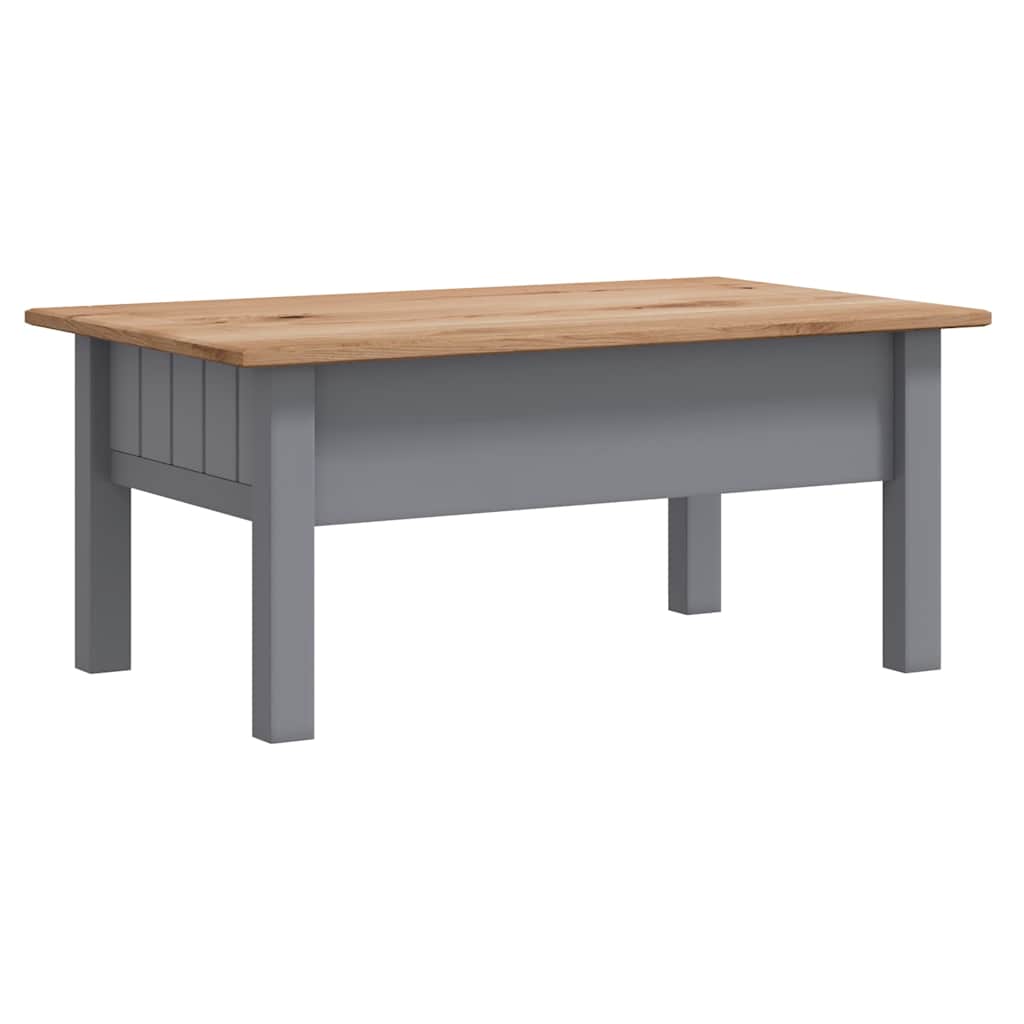 Stolić za kavu od borovine sivi 100x60x43,5 cm asortiman Panama