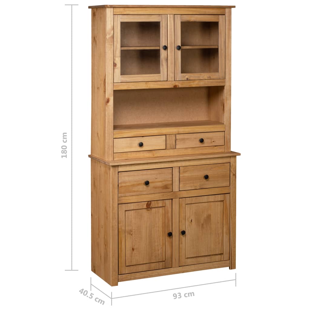 Visoka komoda od borovine 93 x 40,5 x 180 cm asortiman Panama