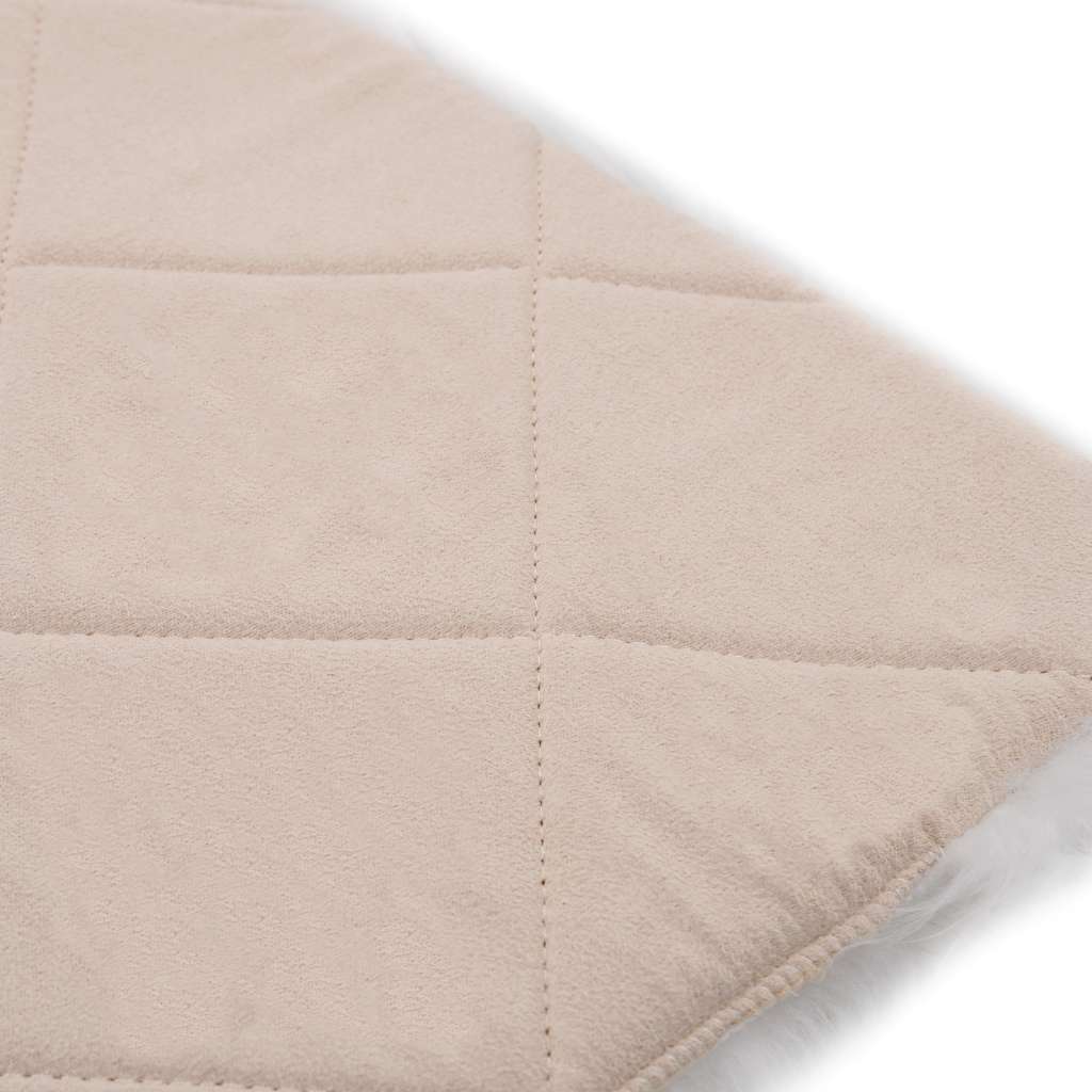 Jastučići za stolice 2 kom bijeli 40 x 40 cm prava ovčja koža