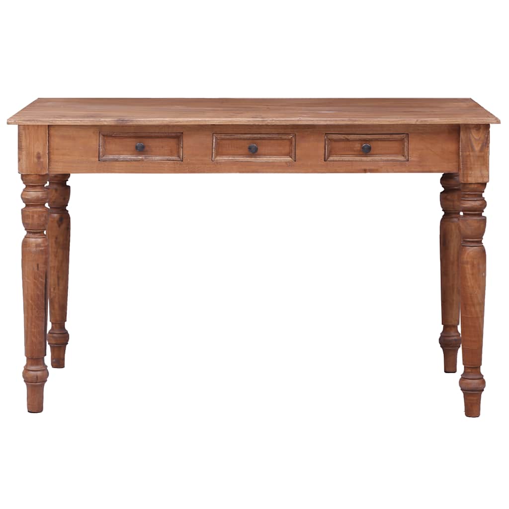 Radni stol s ladicama 117 x 57 x 75 cm masivno drvo mahagonija