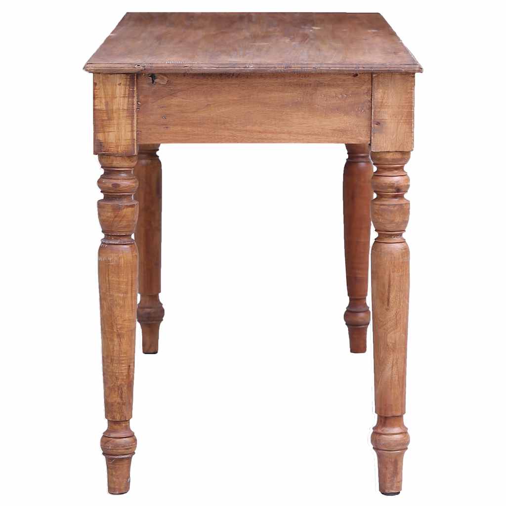 Radni stol s ladicama 117 x 57 x 75 cm masivno drvo mahagonija