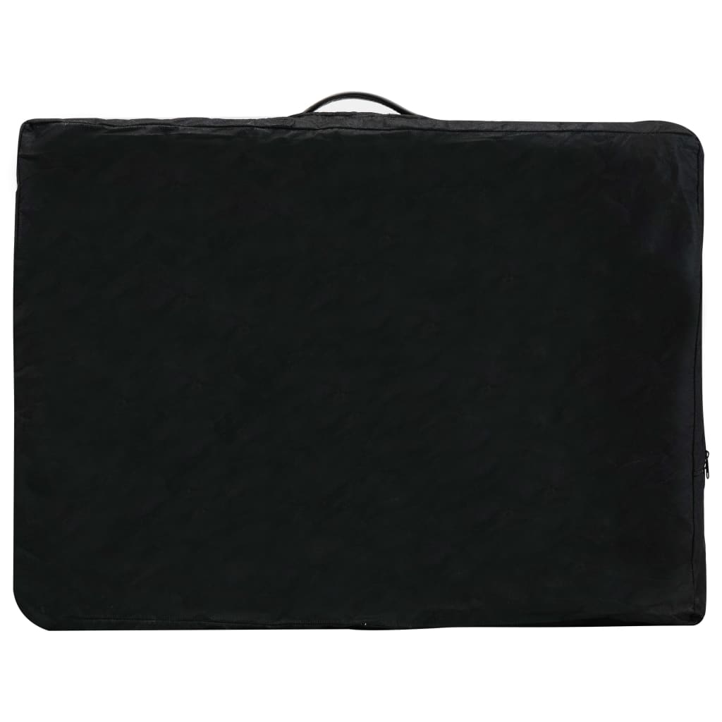 Masažni stol s 3 zone i aluminijskim okvirom antracit 186x68 cm