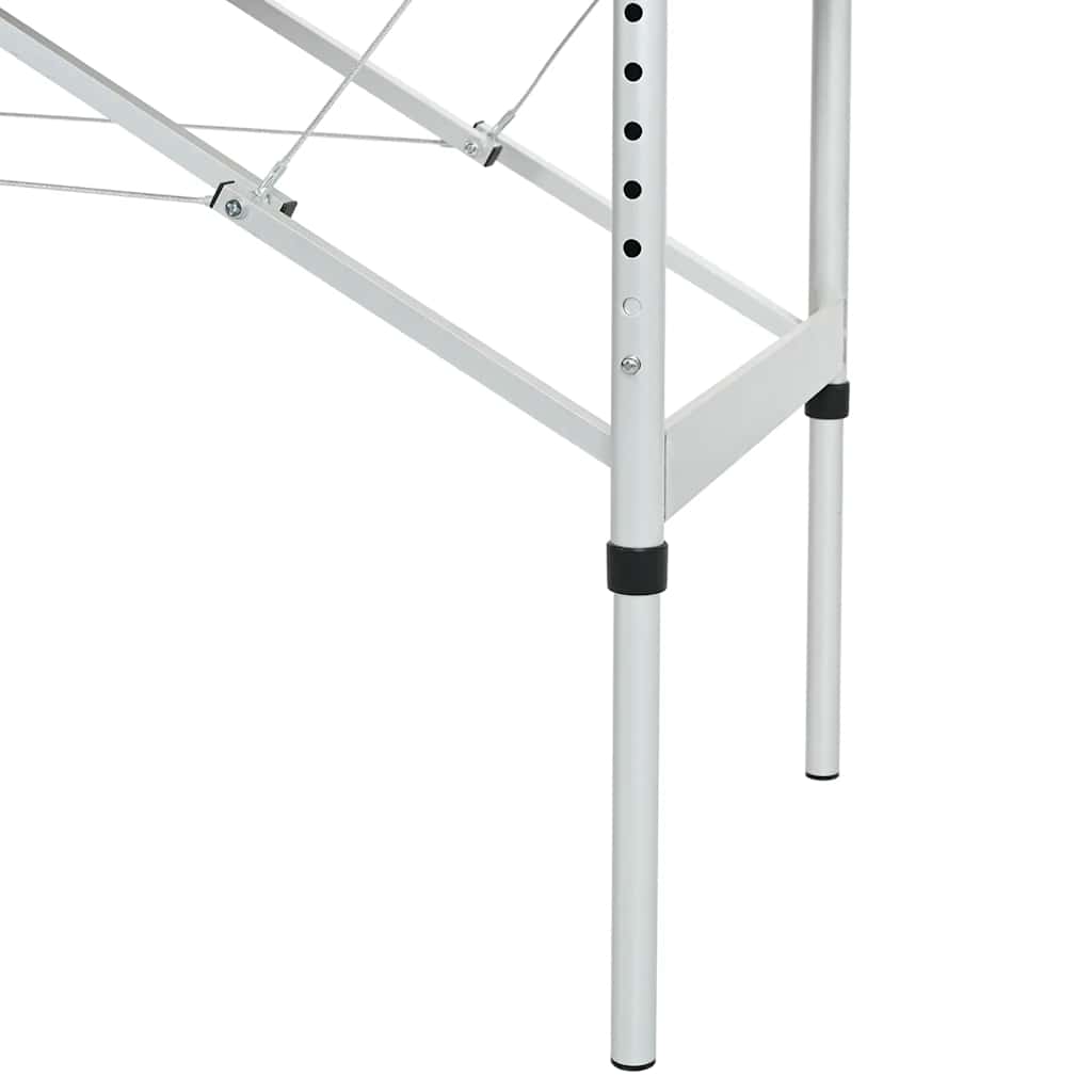 Masažni stol s 4 zone i aluminijskim okvirom antracit 186x68 cm