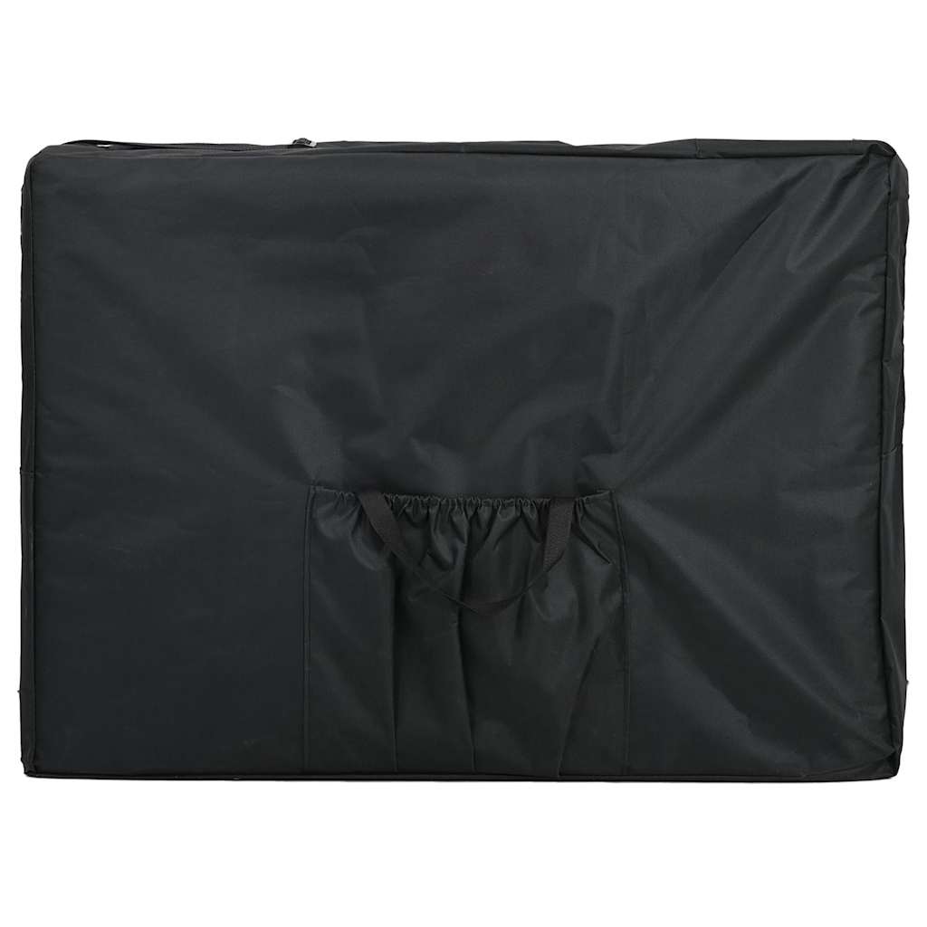 Masažni stol s 4 zone i aluminijskim okvirom antracit 186x68 cm
