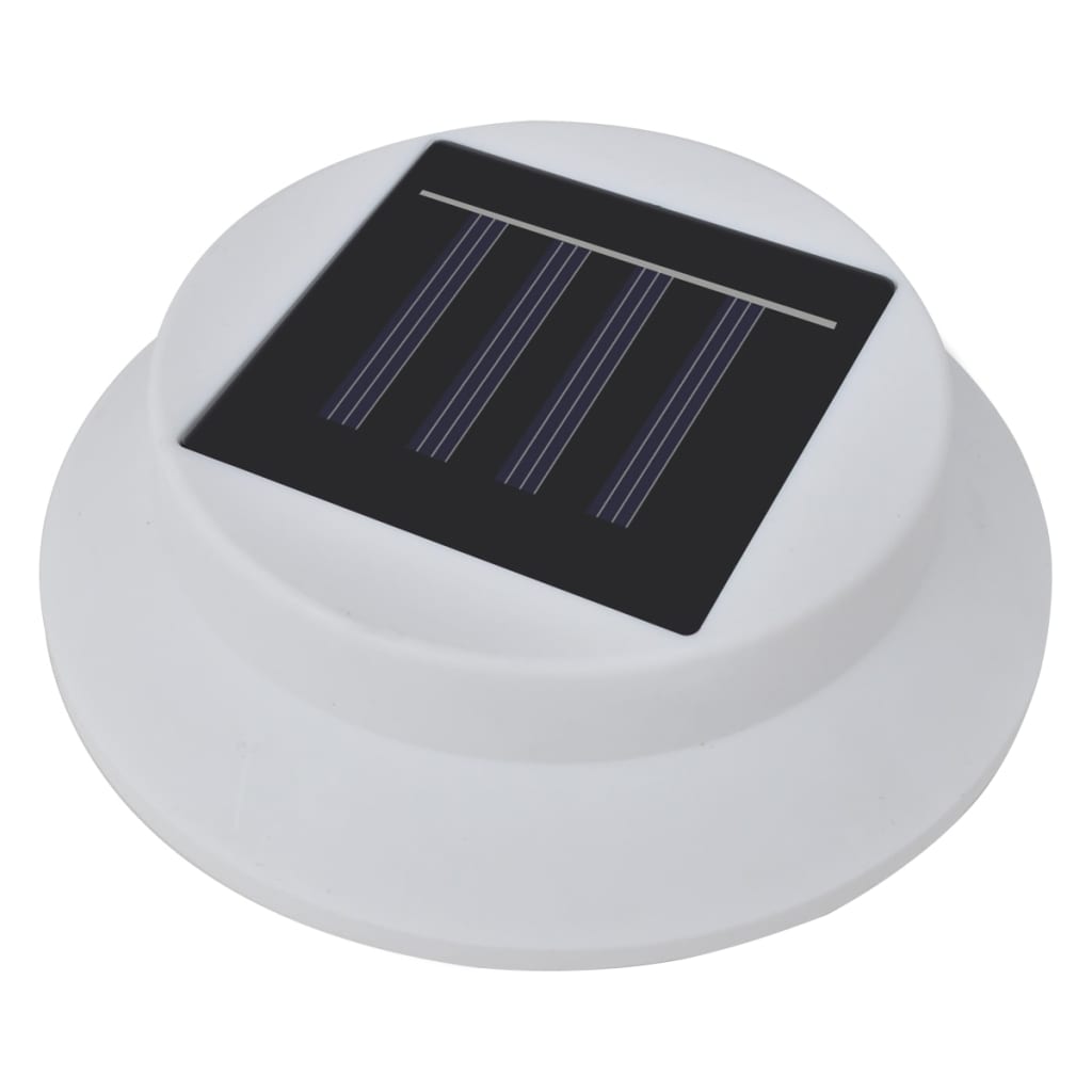 Vanjske solarne svjetiljke za ogradu 12 kom LED bijele