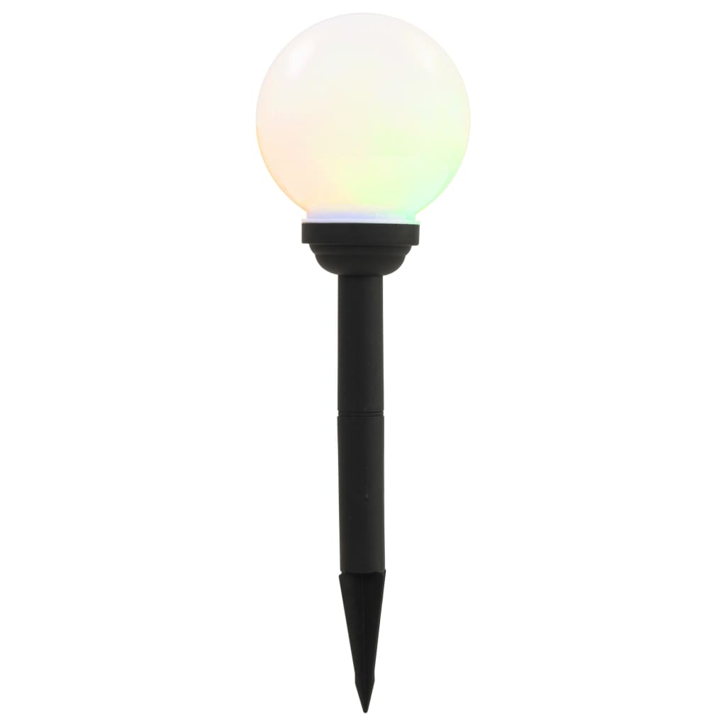 Vanjske solarne svjetiljke 8 kom LED kuglaste 15 cm RGB