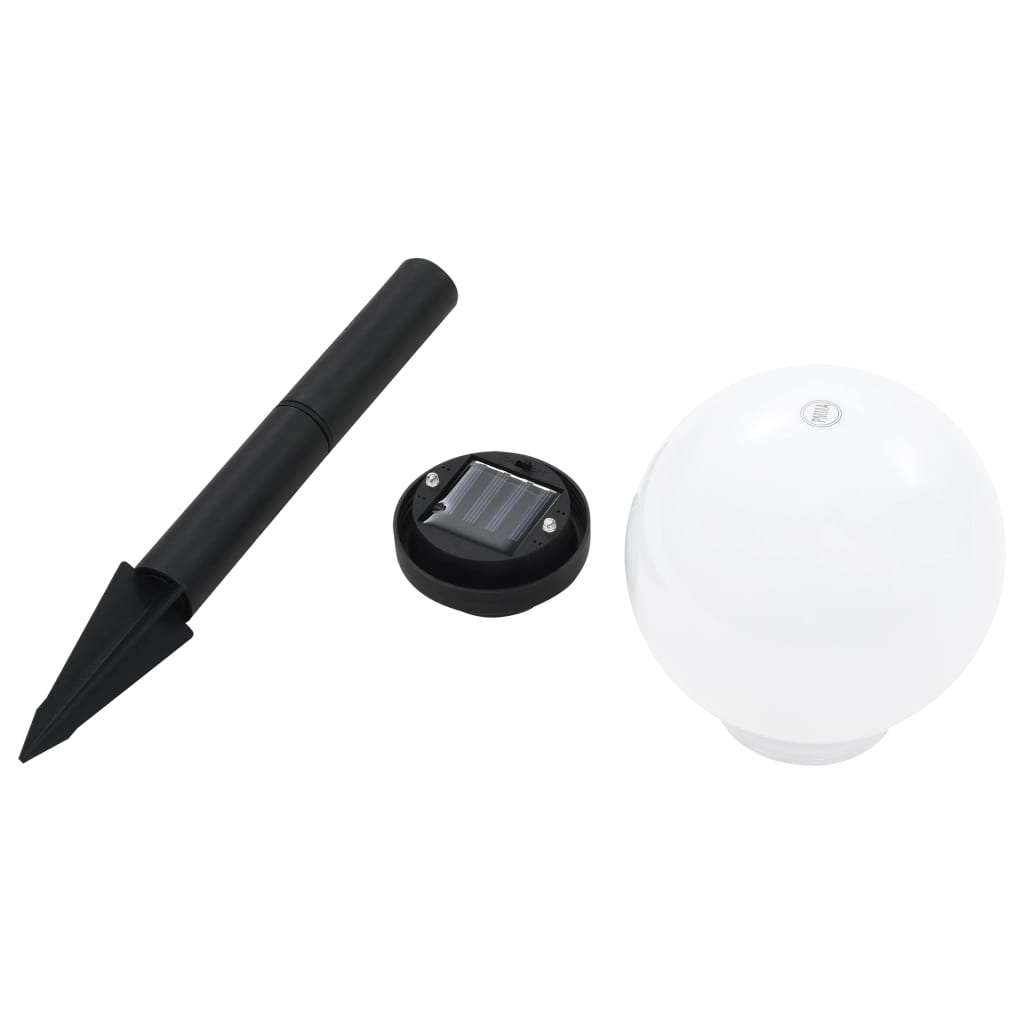 Vanjske solarne svjetiljke 8 kom LED kuglaste 15 cm RGB