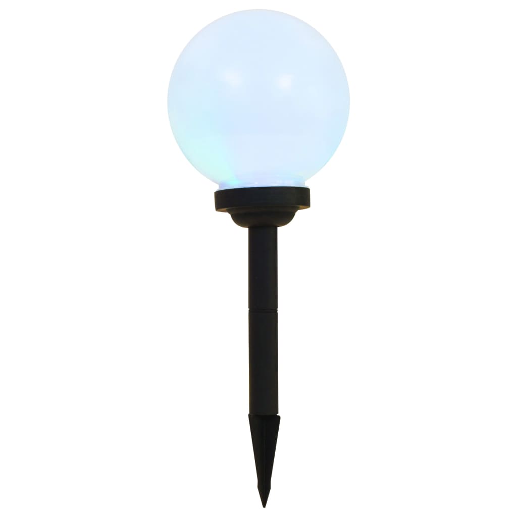 Vanjske solarne svjetiljke 6 kom LED kuglaste 20 cm RGB