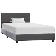 Okvir za krevet od umjetne kože sivi 90 x 200 cm