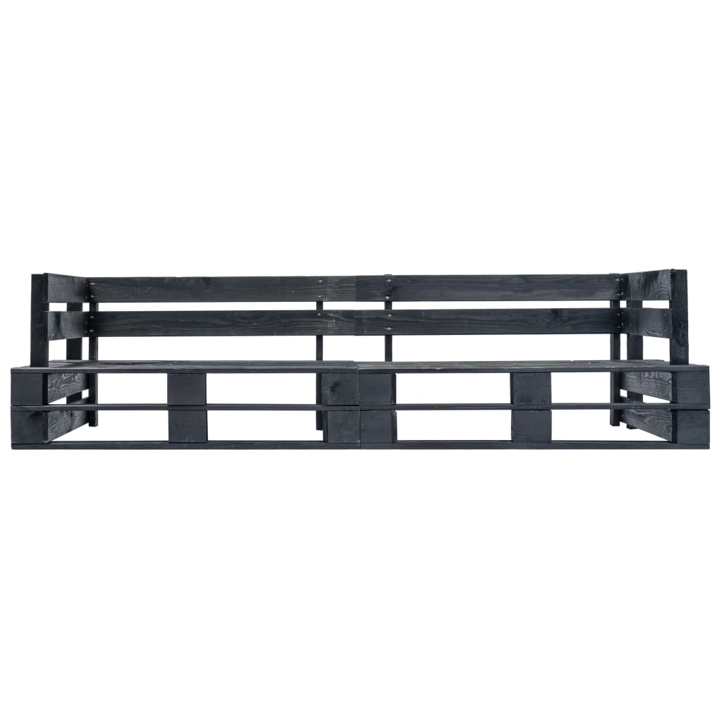2-dijelni set vrtnih sofa od paleta od borovine s jastucima