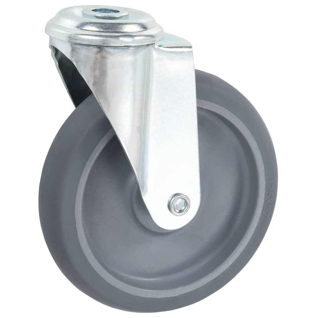 Okretni kotačići s otvorom za vijke 12 kom 125 mm