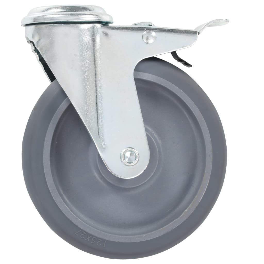 Okretni kotačići s otvorom za vijke 24 kom 125 mm